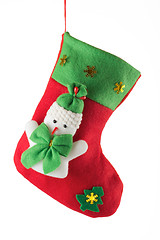 Image showing Santa's red stocking