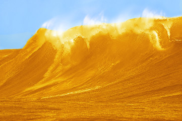 Image showing Beautifull Large Beer Wave