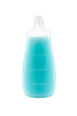 Image showing Blue shampoo bottle