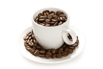 Image showing Cup filled with coffee beam's