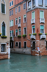 Image showing Intersection of Canals in Venice