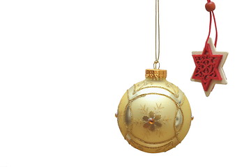 Image showing old beautiful christmas bauble