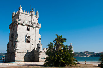 Image showing Belem Tower in Lisbon