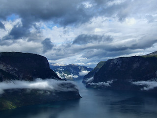 Image showing Fjord postcard from Norway