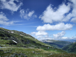 Image showing Mountain summer holiday landscape