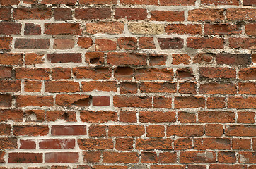 Image showing red brick wall