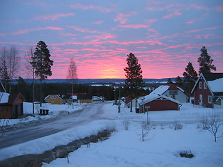 Image showing sunrise in Akershus