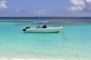 Image showing Boat in the Caribbean.