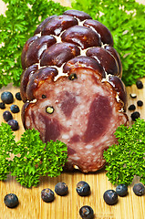 Image showing Ham sausage of Austria