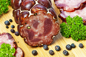 Image showing Ham sausage of Austria