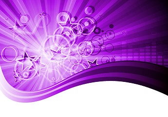Image showing Violet abstract background