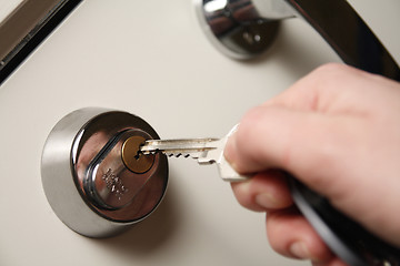 Image showing Locked door