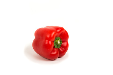 Image showing Red Paprika On White