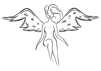 Image showing Naked fairy