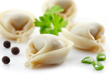 Image showing dumplings russian pelmeni