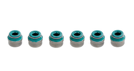 Image showing green valve stem seals