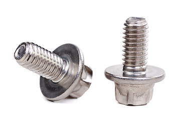 Image showing two bolts close-up