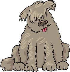 Image showing newfoundland dog cartoon illustration