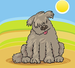 Image showing newfoundland dog cartoon illustration