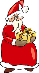 Image showing santa claus christmas cartoon illustration