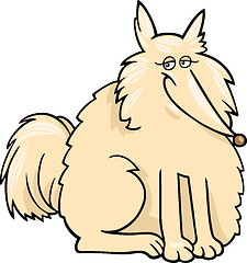 Image showing eskimo dog cartoon illustration