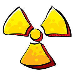 Image showing Radioactivity sign