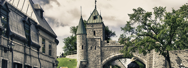 Image showing Architecture and Colors of Quebec City