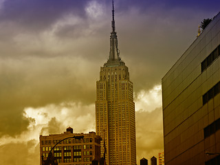 Image showing Empire State Building at Sunset, New York City