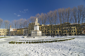 Image showing Pisa after a Snowstorm