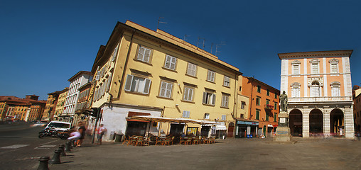 Image showing Piazza Garibali Panorama View, Pisa, Itay