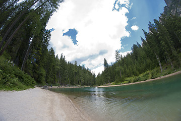 Image showing Braies Lake, Italy