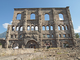 Image showing Roman Theatre Aosta