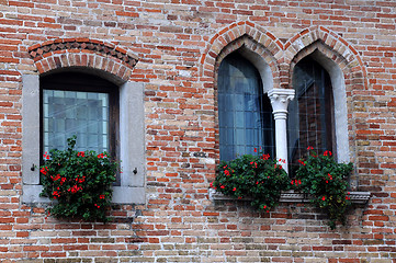 Image showing Medieval Castle Windows