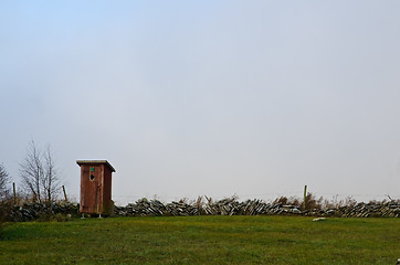 Image showing Outside toilet