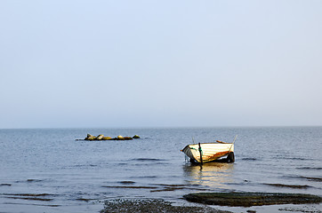 Image showing Old rowboat