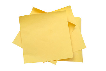 Image showing Yellow memo paper