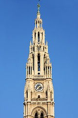 Image showing Rathaus in Vienna, Austria