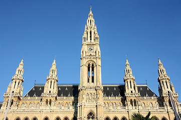 Image showing Rathaus in Vienna, Austria