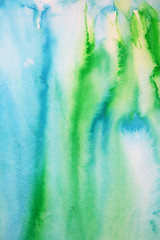 Image showing Abstract watercolor background on paper texture