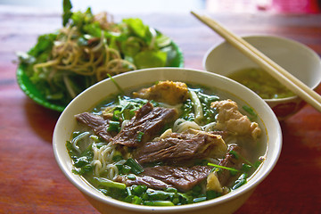 Image showing Pho Vietnamese noodle