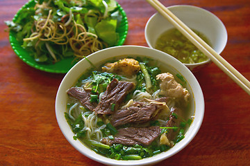 Image showing Pho Vietnamese noodle