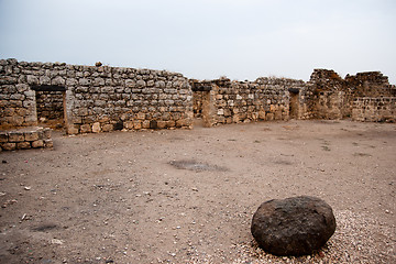 Image showing Ancient ruins in galilee