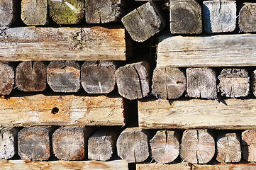 Image showing timber wood