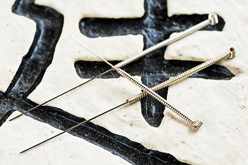 Image showing acupuncture needle