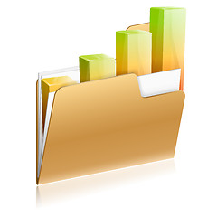 Image showing Financial Folder Icon