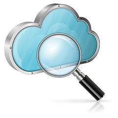 Image showing Search in Cloud Computing Concept