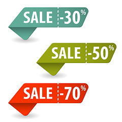 Image showing Collect Sale Signs