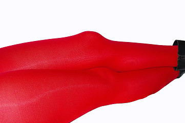 Image showing Thighs in Red