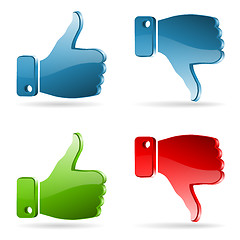 Image showing Set Social Media Sticker