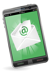 Image showing Smart Phone with e-mail